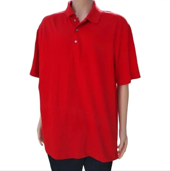 Cutter & Buck Other - Cutter & Buck Red Mens Shirt CB Dry Tec Luxe XXL
